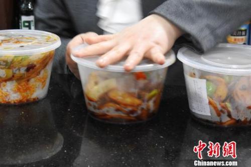包裝外賣。受訪者供圖