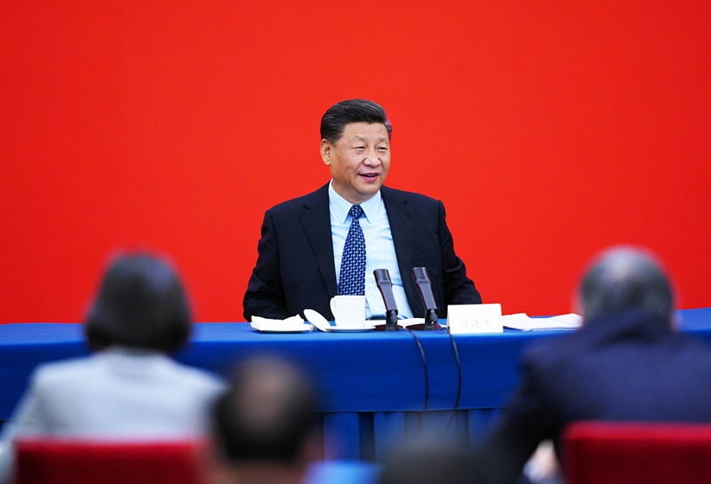 2020年5月23日，習(xí)近平總書記看望參加全國政協(xié)十三屆三次會(huì)議的經(jīng)濟(jì)界委員，并參加聯(lián)組會(huì)，聽取意見和建議。